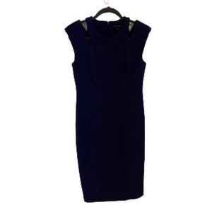 Banana Republic|Beautiful Navy Blue Cut-out Sleeveless Cocktail Party/Wo…